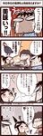  2girls 4koma =_= bird blush chopsticks comic food inoue_jun'ichi keuma multiple_girls original tears translated yue_(chinese_wife_diary) 