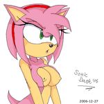  2006 amy_rose breasts female solo sonic_dash 