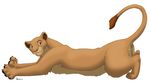  feline female feral kisu lion lioness mammal nala plain_background pussy raised_tail solo tail the_lion_king white_background 