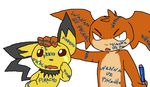  black_eyes crazy darkdoomer marker obsession oh_shit patachu patamon pichu pikachu pok&eacute;mon red_eyes stalker wannabe 