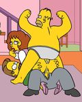  homer_simpson maude_flanders ned_flanders tagme the_simpsons 