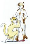  cat drool feline gay male meesh nude oral penis saliva underwear 