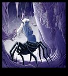 drider female helpless karbo lloth spider taur vore web 