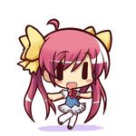  blush chibi ikkyuu school_uniform smile suenaga_haruka 