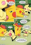  ashchu bbmbbf big_dom_small_sub comic cub cum english_text fellatio gay hat male nintendo oral oral_sex palcomix penis pichu pikachu pok&#233;mon pok&eacute;mon sex size_difference text video_games young 