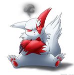  ambiguous_gender angry butt generalstar hindpaw pok&eacute;mon pose solo spreading zangoose 