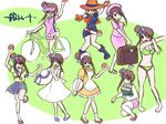  bicycle bikini clerk_(pokemon) cosplay cyclist_(pokemon) dress fuuro_(pokemon) gym_leader hat lady_(pokemon) lass_(pokemon) npc_trainer nurse_(pokemon) pkmn_ranger_(pokemon) poke_ball pokemon school_uniform swimmer_(pokemon) swimsuit waitress_(pokemon) 