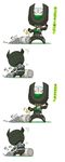  4koma belt chibi comic kamen_rider kamen_rider_birth kamen_rider_ooo_(series) kaos o_medal translation_request 