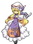  blonde_hair bow cat crossover ekus_(xo_ekus) gen_4_pokemon glameow hair_bow hat heart long_hair one_eye_closed pokemon pokemon_(creature) solo standing touhou yakumo_yukari yellow_eyes 