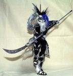  armor bureido cat feline female polearm solo weapon 