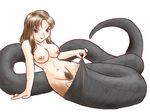  breasts female naga second skin solo unknown_artist 