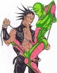  bleach crossover dragon_ball_z kenpachi_zaraki piccolo 