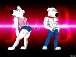  abs brian_griffin bulge butt canine collar cute dog ear_piercing fabfelipe family_guy gay jasper looking_at_viewer male muscles piercing pose presenting raised_tail short_shorts skimpy spread_legs spreading standing tail topless wallpaper wide_hips 