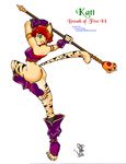  bottomless breath_of_fire catgirl female katt rodent solo young_wang 