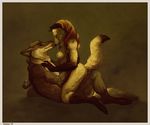  bandage breasts canine couple evenfall eyes_closed female fox holding joon licking licking_nose love male nude sex straight tongue wing_stubs wolf wolftale 