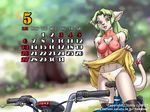  1600x1200 2006 2007 4:3 bicycle blush breasts calendar camel_toe dr_comet elma erect_nipples exhibitionism female green_hair open_mouth ribbons skirt_lift solo summer tenchi_muyo underwear wallpaper 