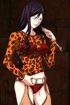  air_gear benkei black_hair character_request panties pipe underwear wink 