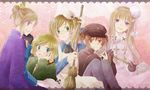  america_(hetalia) axis_powers_hetalia bad_id bad_pixiv_id blonde_hair blue_eyes broom brown_eyes brown_hair china_(hetalia) coat crown double_bun france_(hetalia) genderswap glasses gloves green_eyes hair_ornament hairclip hat highres jacket kinako_(goboshi) multiple_girls nurse nurse_cap purple_eyes russia_(hetalia) shovel twintails united_kingdom_(hetalia) 