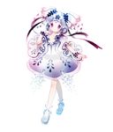  bad_id bad_pixiv_id cherrypin dress flower hair_flower hair_ornament original ribbon solo 