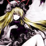  acryl bad_id bad_pixiv_id bangs pale_skin solo touhou yakumo_yukari 