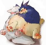  blush female gimpaku hindpaw looking_at_each_other male penetration penis pok&eacute;mon straight typhlosion vaginal vaginal_penetration zangoose 