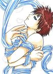  artist_request gaara lowres naruto red_hair short_hair source_request topless 