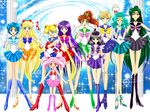  10girls 6+girls aino_minako aqua_hair bishoujo_senshi_sailor_moon bishoujo_senshi_sailor_moon_s black_eyes black_hair blonde_hair blue_eyes blue_hair blush boots breasts brown_hair chibi_usa child everyone female green_eyes green_hair hino_rei kaiou_michiru kino_makoto long_hair luna_rune meiou_setsuna mizuno_ami multiple_girls open_mouth pink_eyes pink_hair ponytail purple_hair sailor_chibi_moon sailor_jupiter sailor_mars sailor_mercury sailor_moon sailor_neptune sailor_pluto sailor_saturn sailor_uranus sailor_venus shoes short_hair skirt smile ten'ou_haruka tenou_haruka tomoe_hotaru tsukino_usagi twintails very_long_hair 