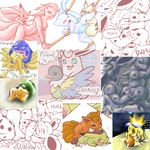  9_6 anthro_bestiality black_eyes blue_eyes canine chatot cyndaquil eyes_closed female feral feral_on_feral fox grey_eyes gulpin kitsune male mew muk multiple_tails nidorina nidorino ninetales pikachu pok&eacute;mon sex straight tail torchic wigglytuff 