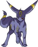  all_fours alpha_channel arm_markings ear_markings la_fete markings pok&eacute;mon red_eyes solo tail_markings umbreon 