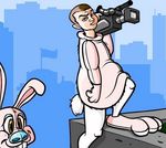  cityscape colter fursuit lagomorph rabbit toony video_camera what 