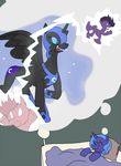  attack bed dream electricity equine female feral friendship_is_magic hair horn horse lightning magic mammal mean my_little_pony nightmare_moon_(mlp) pegacorn pinkie_pie_(mlp) pony princess_luna_(mlp) twilight_sparkle_(mlp) unicorn unknown_artist winged_unicorn wings zap 