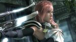  1girl 3d armor blue_eyes female final_fantasy final_fantasy_xiii final_fantasy_xiii-2 gloves lightning lightning_farron pink_hair solo weapon 