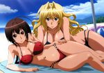  absurdres beach bikini highres megami musubi sekirei swimsuit tsukiumi 