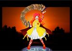  cosplay food hamburger hijiri_byakuren mcdonald's ronald_mcdonald ronald_mcdonald_(cosplay) solo touhou 