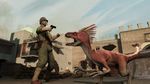  dinosaur raptor scalie soldier unknown_artist world_war_2 