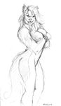  ayame_emaya canine dog female husky nude sketch solo tough 