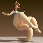  anthroanim big_butt breasts butt chubby fat female huge_butt overweight solo tail wide_hips 