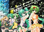  akita_neru gumi hatsune_miku kagamine_rin miku_append mitani_nana sonika vocaloid 