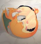  anal bed blush charizard cum gay green_eyes kissing male penis pok&eacute;mon red_eyes sweat tongue typhlosion yonesuke 