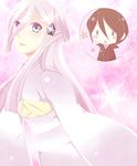  bad_id black_hair bleach bleach:_zanpakutou_ibun_hen ggmgg7 kuchiki_rukia pixiv_thumbnail resized sode_no_shirayuki white_hair zanpakuto_spirit zanpakutou_(spirit) 