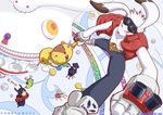  flying goggles king_kazuma lagomorph male open_shirt rabbit summer_wars valgun 