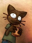  can&#039;t_enjoy cat cute darkdoomer feline male miw paint solo 