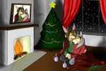  aardvark blanket collaboration couple feline female fireplace hug indoors k&#039;sharra ksharra love male marshmallow romantic snow spike2k5 straight tiger tree xmas 