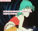  :p blue_hair bulma dragonball dressed gif panties scared strawberry tagme tongue watermark 