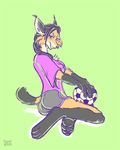  canine clothing cute feline female football fox hybrid kaputotter lynx mammal shorts soccer soccer_ball solo tomboy 