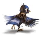  avian backpack bird blue_jay feathers silverfox5213 solo 