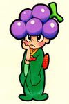  absurdres blush food fruit grapes hand_on_face hand_on_own_face japanese_clothes kimono natsuki_yokoyama_(pupupu) original yukata 