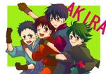  4boys akira kai_(akira) kaneda_shoutarou male male_focus multiple_boys shima_tetsuo shoutarou_kaneda yamagata 