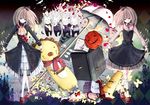  bad_id bad_pixiv_id book bunny multiple_girls pumpkin sakutarou stuffed_animal stuffed_lion stuffed_toy toukoku_sasaiko umineko_no_naku_koro_ni ushiromiya_maria 