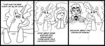  bed comic equine female feral friendship_is_magic god_of_war horn horse human kratos madmax male mammal my_best_night_ever my_little_pony pegacorn plain_background pony princess_celestia_(mlp) princess_luna_(mlp) white_background winged_unicorn wings 